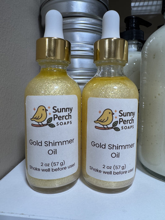 Gold Shimmer Oil
